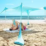 SUN NINJA Beach Tent Sun Shelter wi