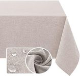 Smarcute Tablecloth Linen Textured 