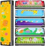 Harmonica for Kids, 6 Styles Lightweight Cartoon Fun Harmonica with Double Row of 16 Holes, Educational Harmonica for Toddler, Kids, Adults Beginners' Musical Instrument Toy Gift