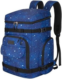 TENFLY Ski Boot Bag,65L Snowboard Boot Bag for Air Travel,Padded Ski Bakcpack for Helmet, Goggles, Gloves, Skis, Snowboard & Accessories,Waterproof Equipment Gear Backpck