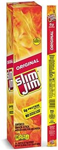 Slim Jim Giant Smoked Meat Sticks, Original Flavor, 6g Protein Per Stick, Great Stocking Stuffer, 0.97 oz. (24 Count)