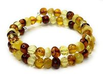 Amber777 Natural Baltic Amber Women's Bracelet.Amber Bracelet for Adults., Normal, Stone, Amber