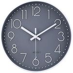 jomparis Wall Clock 12 Inch Non-Tic