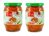 HWA NAN Brand Korean Kimchi in Jar 369g (Pack of 2)