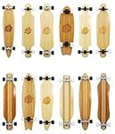 Two Bare Feet Bamboo Series Longboard Skateboard Complete Premium Pro Model (Hunter 40in)