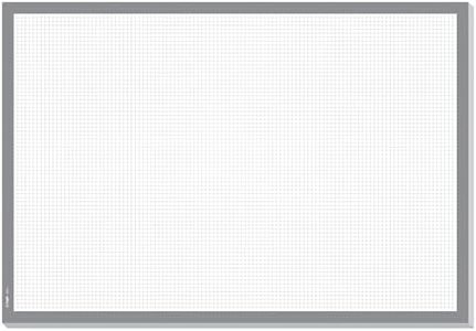 SIGEL HO260 Paper Desk Pad, Squared, A2 (59.5 x 41 cm), 80 GSM, White/Grey, 30 Sheets