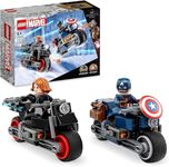 LEGO Marvel Black Widow & Captain America Motorcycles 76260 (130 Pieces)