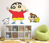 Littlebuds Vinyl Shinchan Wall Sticker, 70 x 45 cm, Multicolour