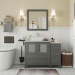 Vanity Art 42 inch Single Sink Bath