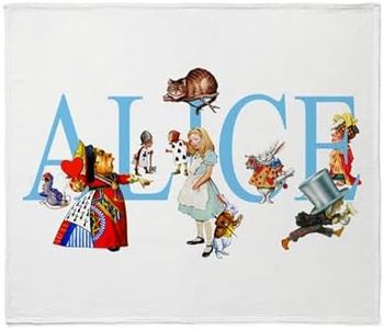 CafePress ALICE & FRIENDS Throw Blanket Soft Plush Throw Blanket 60" x 50"