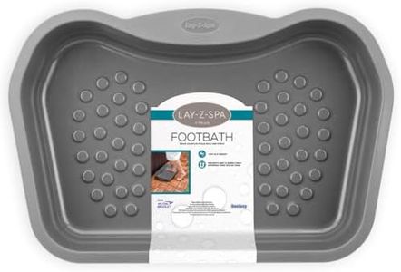 Lay-Z-Spa Foot Bath Tray Accessory for Hot Tubs and Spa Pools, Non Slip, Heavy Duty Design,BWA0011, Grey, 21.34 x 14.17 x 3.54 inches