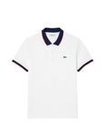 Lacoste Men's PH3461 Paris Regular fit Polo Shirt, White, M