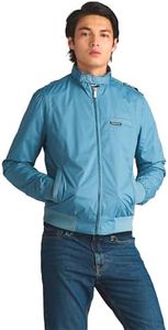 Members Only Men's Classic Iconic Racer, Slim Fit Jacket (Slate, 2XL)