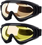 Elimoons Ski Goggles, 2 Pack Snowbo