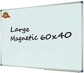 Large 60" x 40" Magnetic Dry Erase 