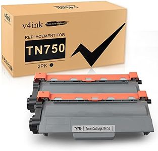 v4ink 2-Pack Compatible Toner Cartridge Replacement for Brother TN-750 TN750 TN-720 TN720 High Yield Toner Cartridge for Brother hl-5470dw HL-5450dn hl-6180dw mfc-8710dw mfc-8950dw mfc-8910dw Printer