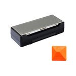 SHARPAL 162N Diamond Whetstone with Storage Base | 2 Side Grit Coarse 325 / Extra Fine 1200 | Diamond Sharpening Stone | Nonslip Base & Angle Guide (8 in. x 3 in.)