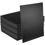 SHEUTSAN 30 Packs 8 x 10 x 3/16 Inch Black Foam Board, 20x25x0.5cm Foam Core Backing Boards, Backdrop Board Wedding Signs Home Office Decoration DIY Crafts Presentations