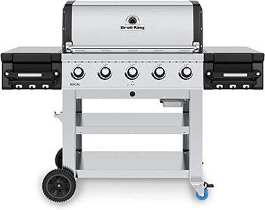 Broil King 886117 Regal S 520 Commercial Natural Gas Grill, Stainless Steel