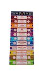 Satya Incense Set x 15gram Includes: Nag, Super Hit, Oodh, Positive Vibes, Namaste, Champa, Opium, Reiki, Spiritual Healing, Karma, Traditional Ayurveda and Meditation, Wood, Multi, 12 Packs