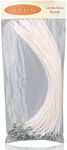 MILIVIXAY 100 Piece 12 inch Candle Wicks-Pre-Waxed-Candle Wicks for Candle Making.