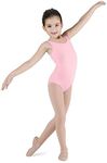 Bloch Dance Girls Dynamic Microlux Tank Leotard, Candy Pink, 12