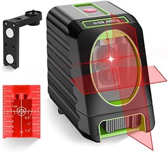 Huepar Self-Leveling Laser Level 150ft Outdoor Cross Line Laser, Selectable Laser Lines with Pulse Mode Level with Vertical Beam Spread Covers of 150 Degree , 360 Degree Magnetic Base and Battery Included-M-BOX-1R