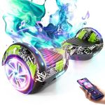 SISIGAD Scooter, 6.5" Flash Wheels & Corlorful LED Lights, All for Girls Boys Kids Ages 6+