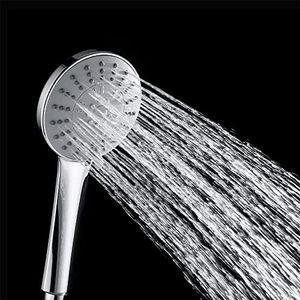 Decaura WELS Hand Held Shower Head 5-Mode Spray High-Pressure Massage Round ABS Chrome