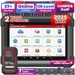 LAUNCH X431 PRO Dyno 2025 Upgrade Bidirectional Scan Tool for 99.99% of Cars, ECU Coding, Active Tests, 38+ Services, All System Diagnostic Scanner, CAN-FD & DoIP, FCA AutoAuth, 2 Years Free Update