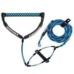 Swonder Wakeboard Rope, 4 Sections Watersports Tow Rope with Handle for Kneeboard, Wakeboard, Water Skiing, Tubing