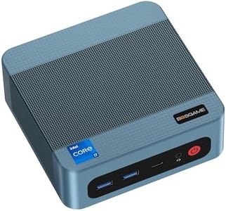 Mini PC BOSGAME NUC i7 Windows 11 Pro BOSGAME P2Plus Intel Core i7-12700H 32GB DDR5 4800 Mhz 512GB SSD | Dual 2.5G LAN | HDMI | DP | Thunderbolt 4 | Wi-Fi 6 | Bluetooth 5.2 | USB 3.2Gen2*4