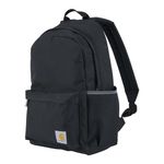 Carhartt Unisex 21L Laptop Backpack Durable Water-Resistant Pack with Laptop Sleeve, Classic Backpack (Black), PFAS Free