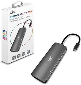 Vantec Link USB-C 3-Port Hub with Power Delivery and HDMI 4K (CB-CU301HSPD)