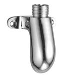 Kamal Heavy Quality Brass Urinal Spreader Push Faucet | Chrome Finished - Silver (Pack of 1)