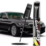 Casakit Car Scratch Remover Touch Up Paint Pen for Cars Automotive Car Paint Pen, 2 IN 1 Car Paint Scratch Repair for Deep Scratches, Special-Purpose Black Car Paint Universal Color (BLACK)