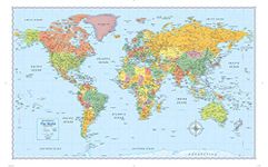 Rand McNally Signature World Wall Map - Paper Rolled