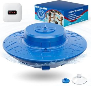 Pool Alarm, Floating Safety Alarm for Inground & Above Ground Pools Blue