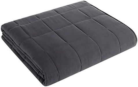 Weighted Blanket King Size 20lbs 88"x104" Cooling Breathable Heavy Blanket Microfiber Material with Glass Beads Big Blanket for Adult All-Season Summer Fall Winter Soft Thick Comfort Blanket