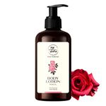 Shat Pratishat Shatpratishat Natural Body Moisturizing Lotion | Chemical Free | Protection From Dryness | Natural Rose & Vetiver Essential Oil | For All Skin Types | 200 Ml