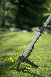 Fiskars Light Weed Puller – 90cm Stainless Steel, Black/White Handle