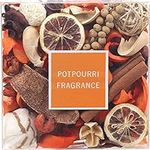 Qingbei Rina Orange Pot pourri, Cinnamon Scented Pot pourri Dried Flowers, Decorative Bowl Vase Filler,Home Fragrance Perfume,Bathroom Decor,400g/Large)