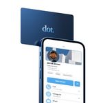 dot. Card - Digital Business Card - Tap to Share - iPhone & Android (Blue)