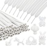 100Pcs 260 Balloons White Long Ball