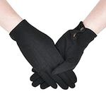 Zenssia Parade Gloves Black Cotton 