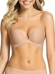 KAYSER Women s T-shirt Push Up Bra, Bare, 12 34A US