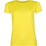 Ladies Breathable Performance Sports T Shirt (2XL, Sunlight Yellow)