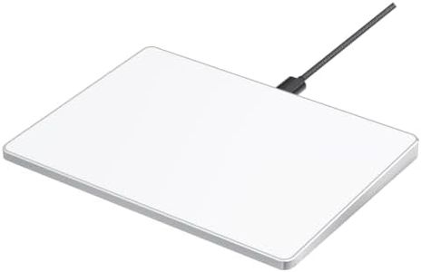 Yadkbo Wired Large USB Trackpad Touchpad for Windows 11/10, White