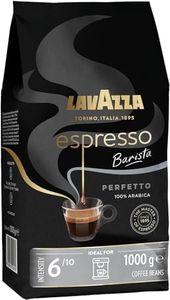 Lavazza, Espresso Barista Perfetto, Caffè in Grani Tostati a Tamburo, Ideali per Macchine da Caffè Espresso, con Note Aromatiche Floreali, 100% Arabica, Intensità 6/10, 1 kg