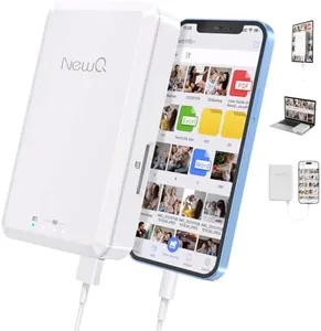 NEWQ Hard Drive for Phone Computer: 2 TB Photo Stick Portable Storage Device External HDD USB Flash for iPhone & iPad & Android Cellphone Backup Picture | Photo | Video | Data (2TB)